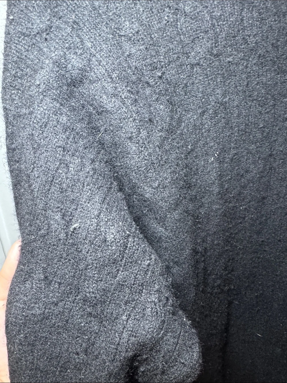 Polo by Ralph Lauren Black Cable-Knit Crew 100% cashmere Sweater